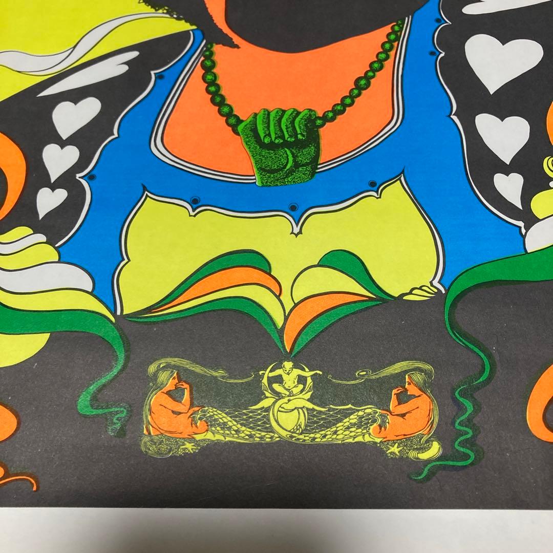 70'sヴィンテージ　ポスター　zigzagデッドストック　マリファナ　ヒッピー