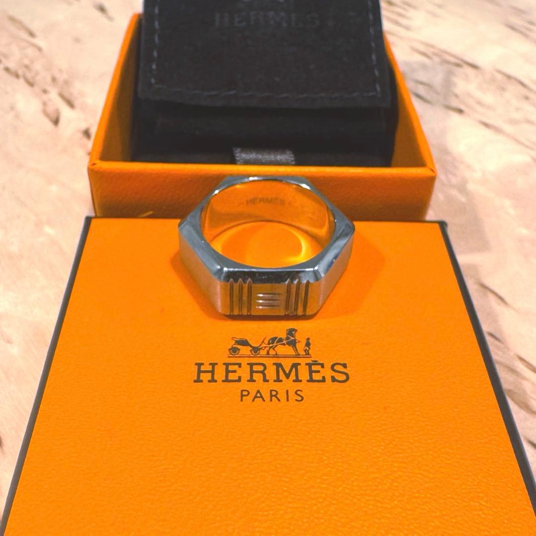 希少 HERMES Toolboxリング 60 メンズ 指輪 ツールボックス