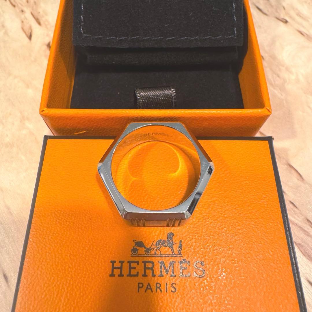 希少 HERMES Toolboxリング 60 メンズ 指輪 ツールボックス