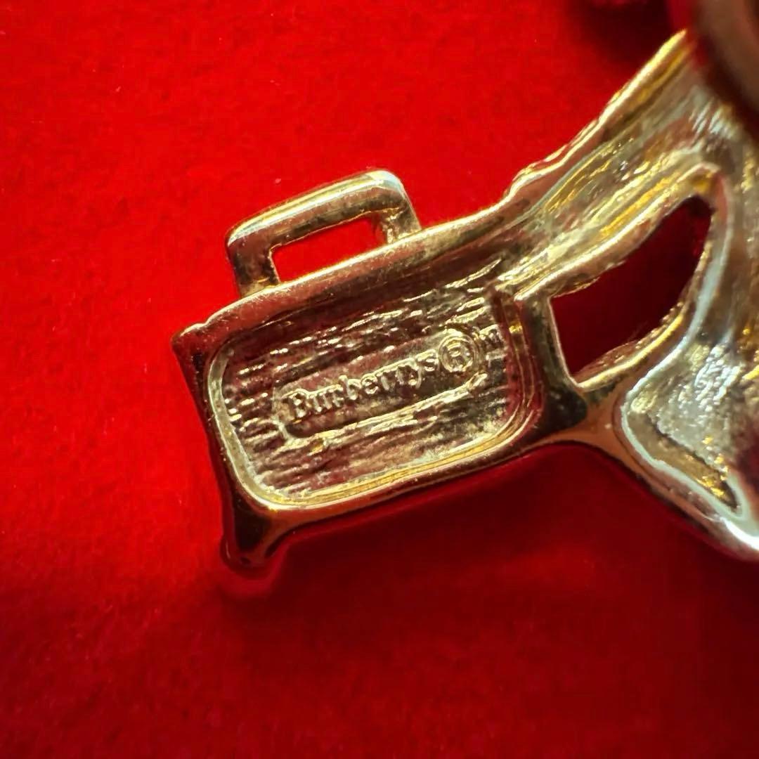 Vintage Burberry クマと飛行機 ピンブローチ‘123