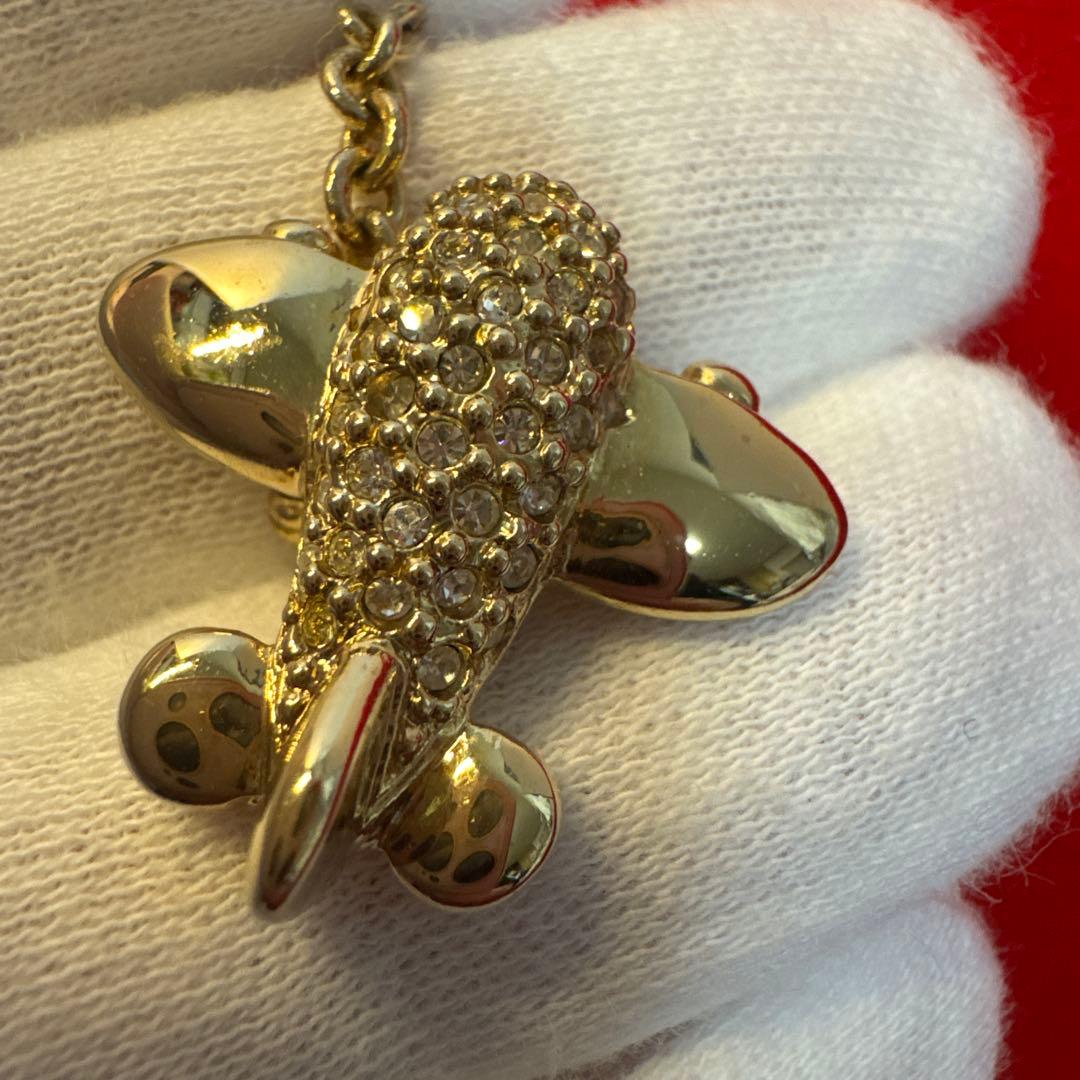 Vintage Burberry クマと飛行機 ピンブローチ‘123