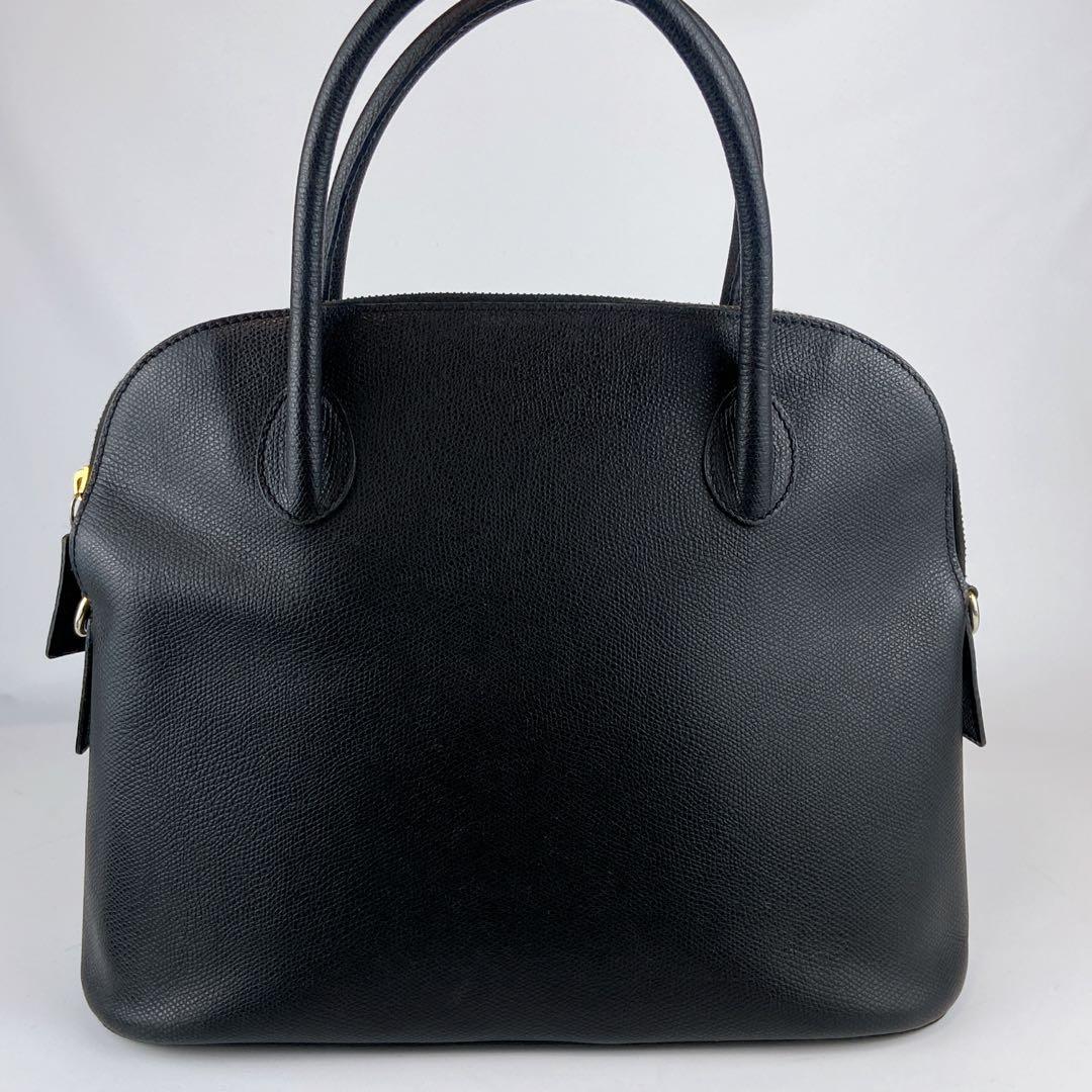 セリーヌ 2way ドーム型 オールレザー シボ革 ショルダー クロスボディ