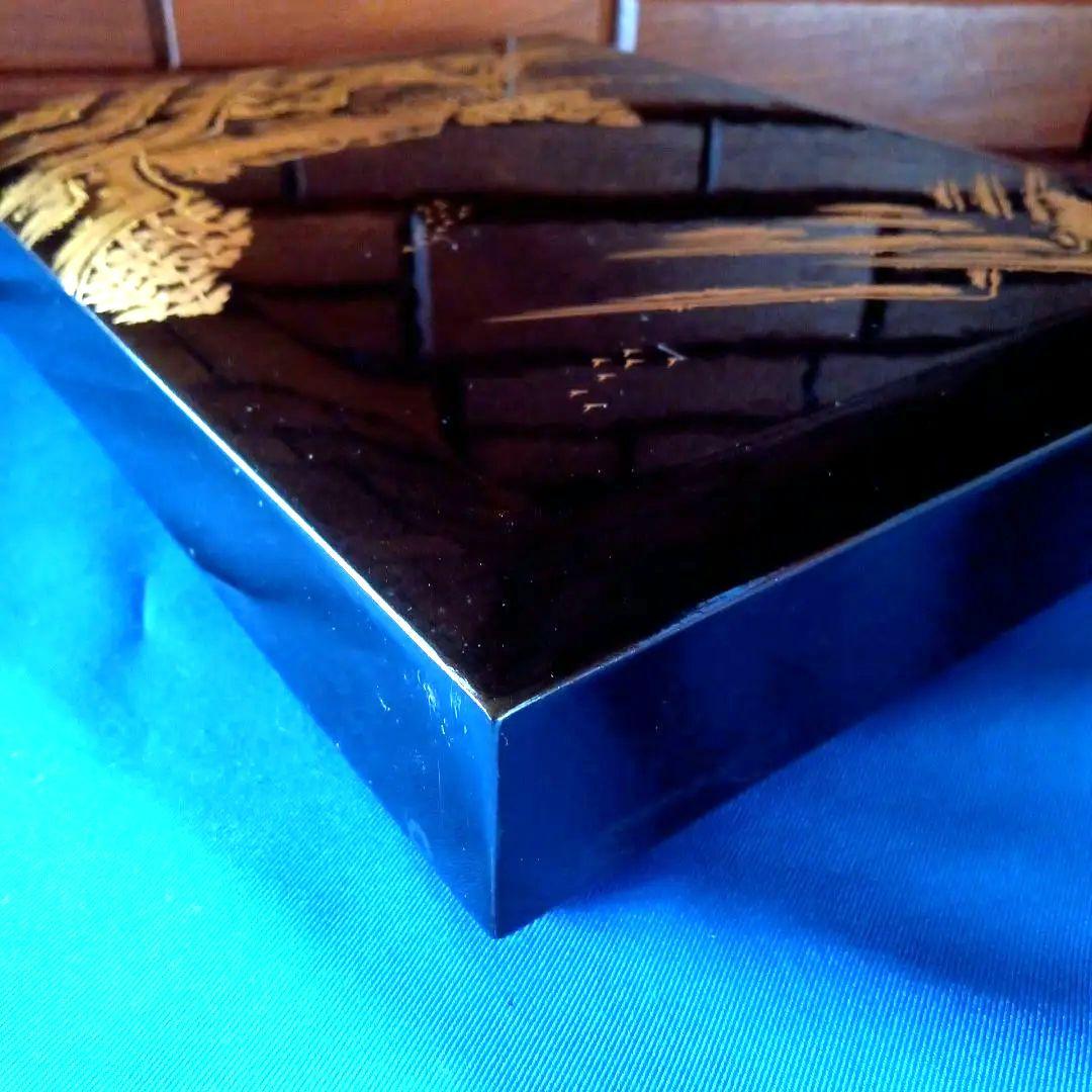 •漆器 硯箱•輪島塗 •習字道具•すずり