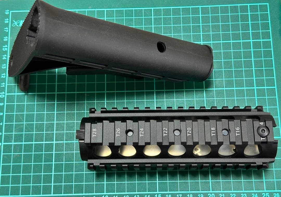 GHK M4 RAS付属品　ハンドガード ストックセット