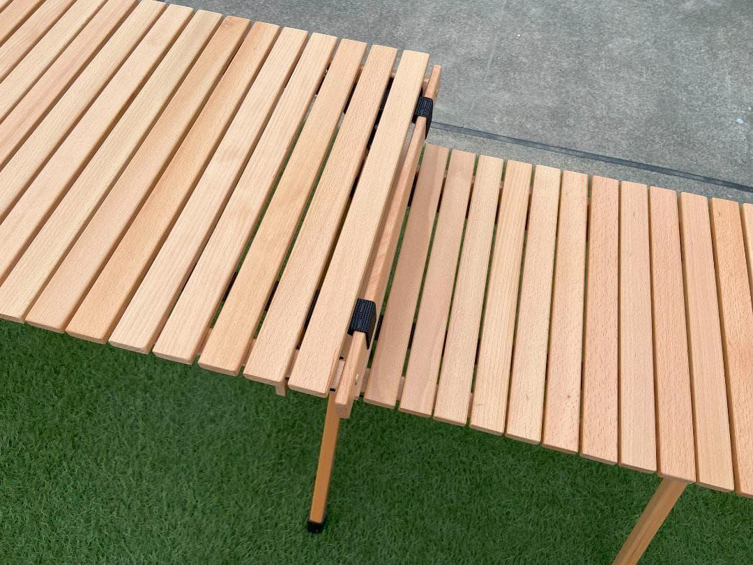 nicoFIELDOOR ウッドロール　キッチンテーブル ツーバーナー対応