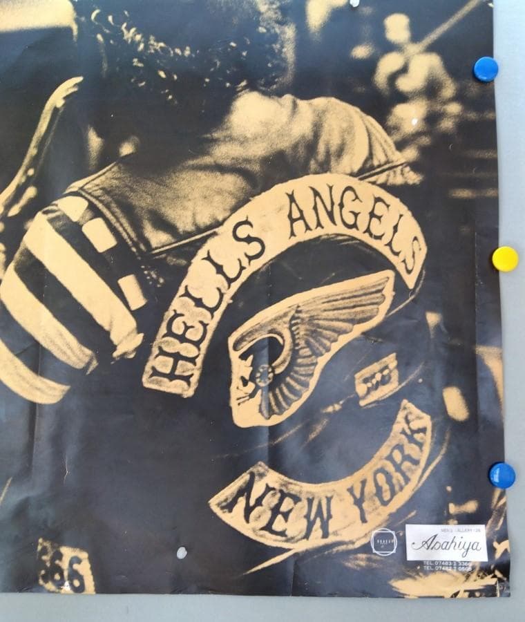 地獄の天使 ヘルズ・エンジェルス 撮影 長浜治　B1サイズ　ポスター