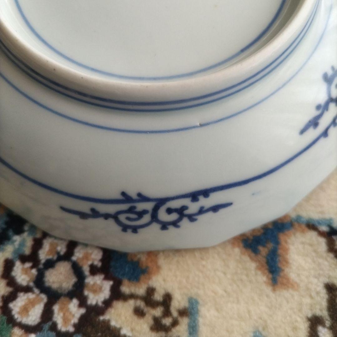 大珍品 なます皿 江戸期 古伊万里 染付 骨董 アンティーク 時代