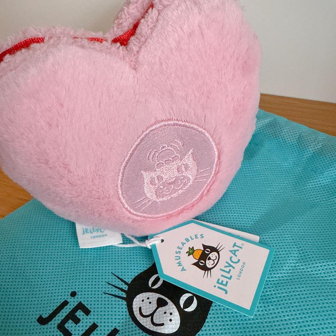 ジェリーキャット　ハートマカロンぬいぐるみ ピンク　デザート　バレンタイン　新品
