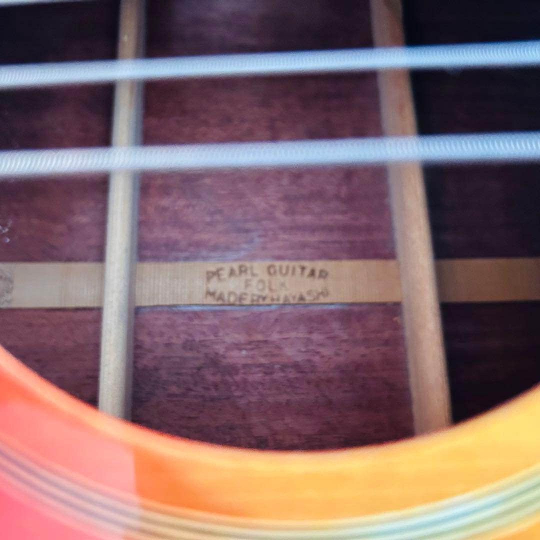 アコースティックギター パール　ハミングバード　ハードケース