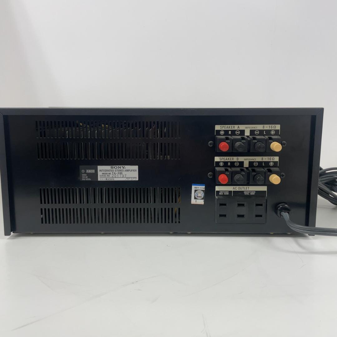 770659/SONY TA-F80 プリメインアンプ 通電動作未確認