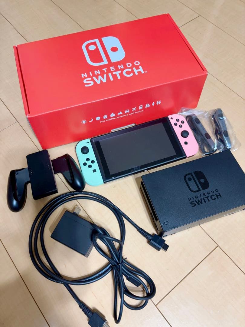 Switch 本体 バッテリー強化版 SDカード128GB付き