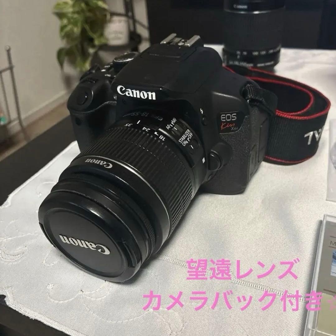 美品　Canon EOS Kiss X6i EF-S 55-250mmレンズ付き