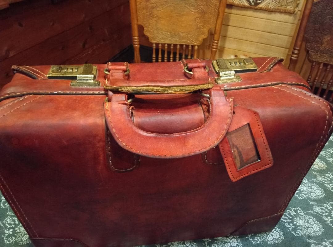 本革製ビンテージトランク