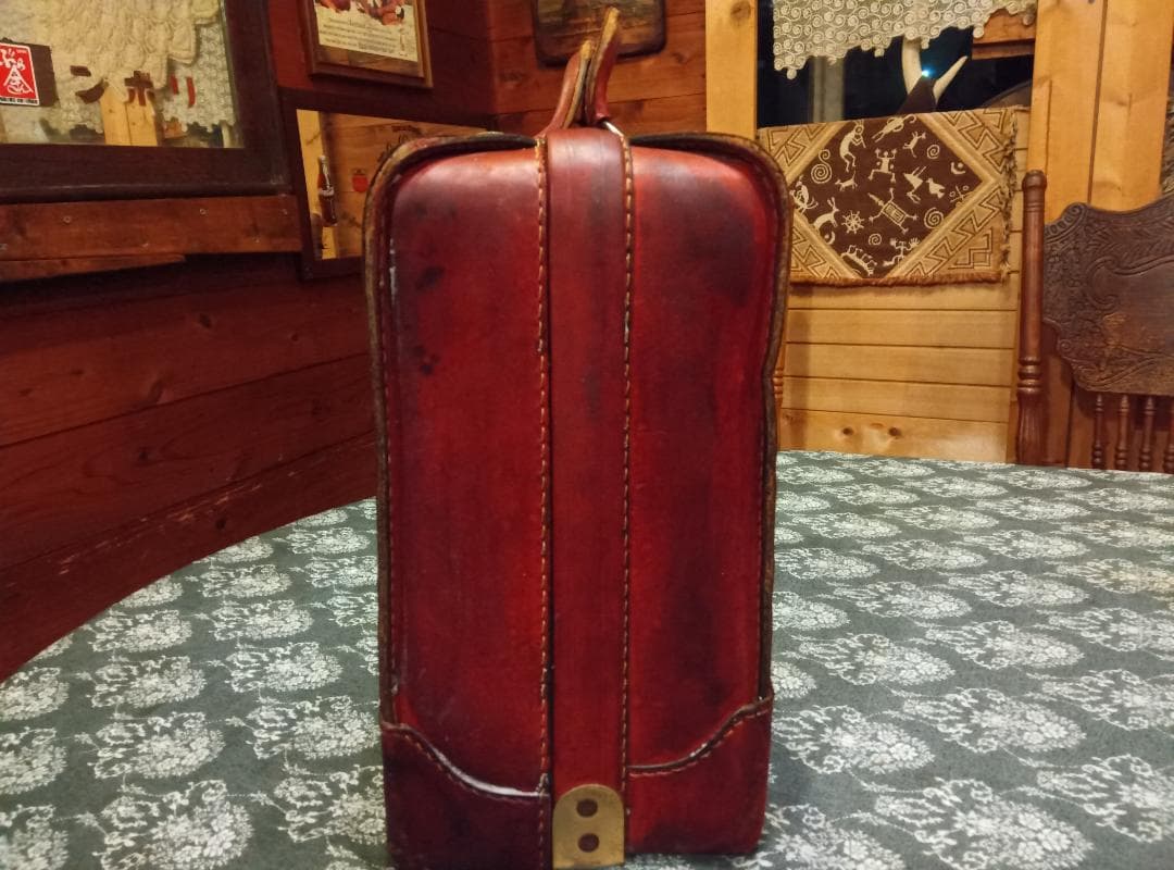 本革製ビンテージトランク
