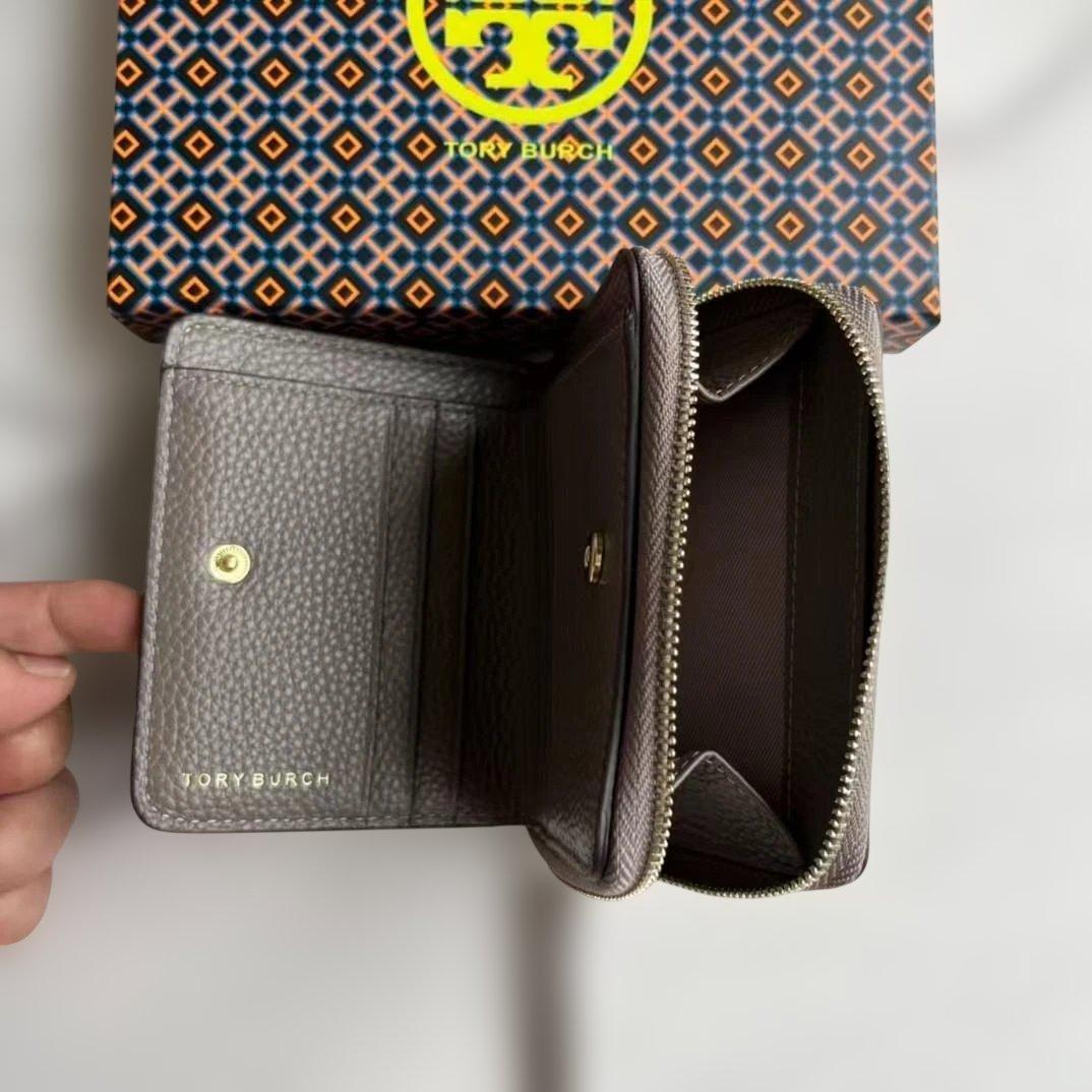 早い者勝ち！グレー 二つ折り財布