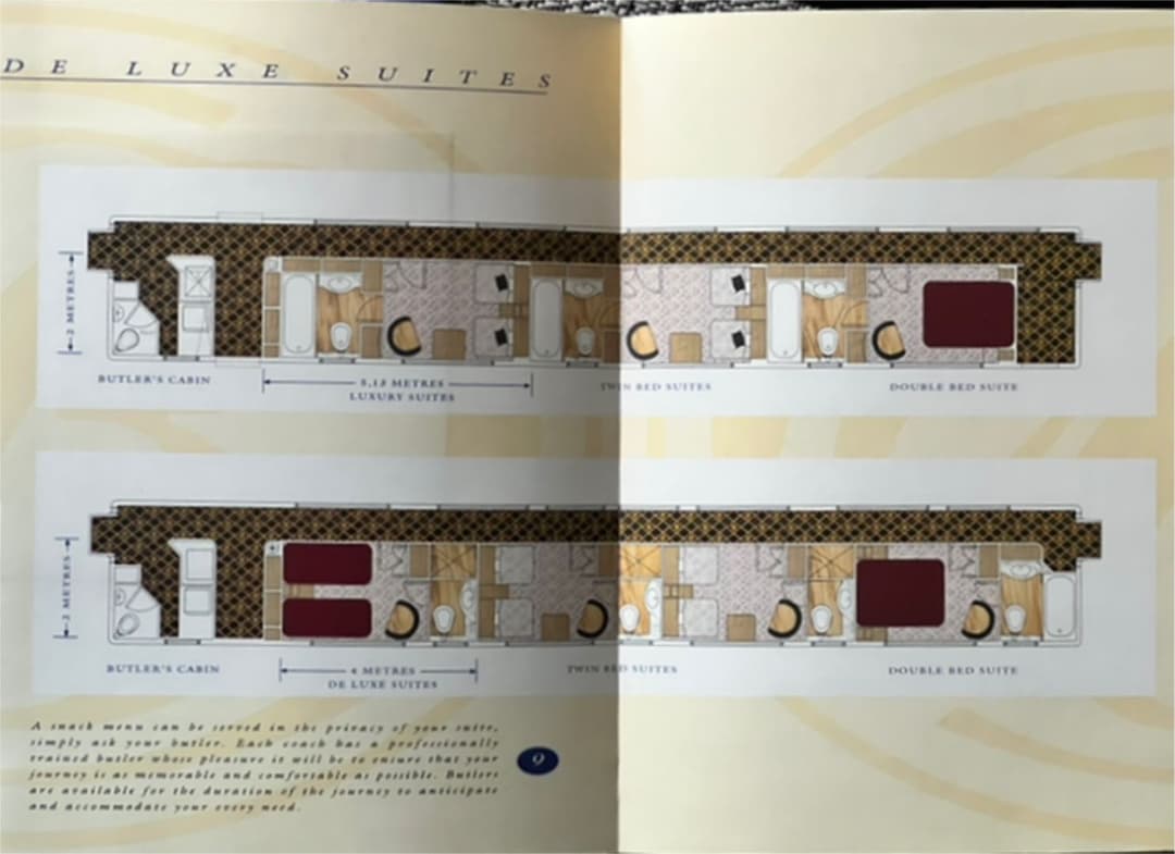 超レア‼️世界一の寝台列車　THE BLUE TRAIN のパンフレット