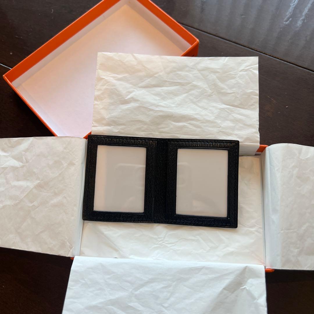 HERMES 写真ケース　携帯写真ケース　2枚入れ