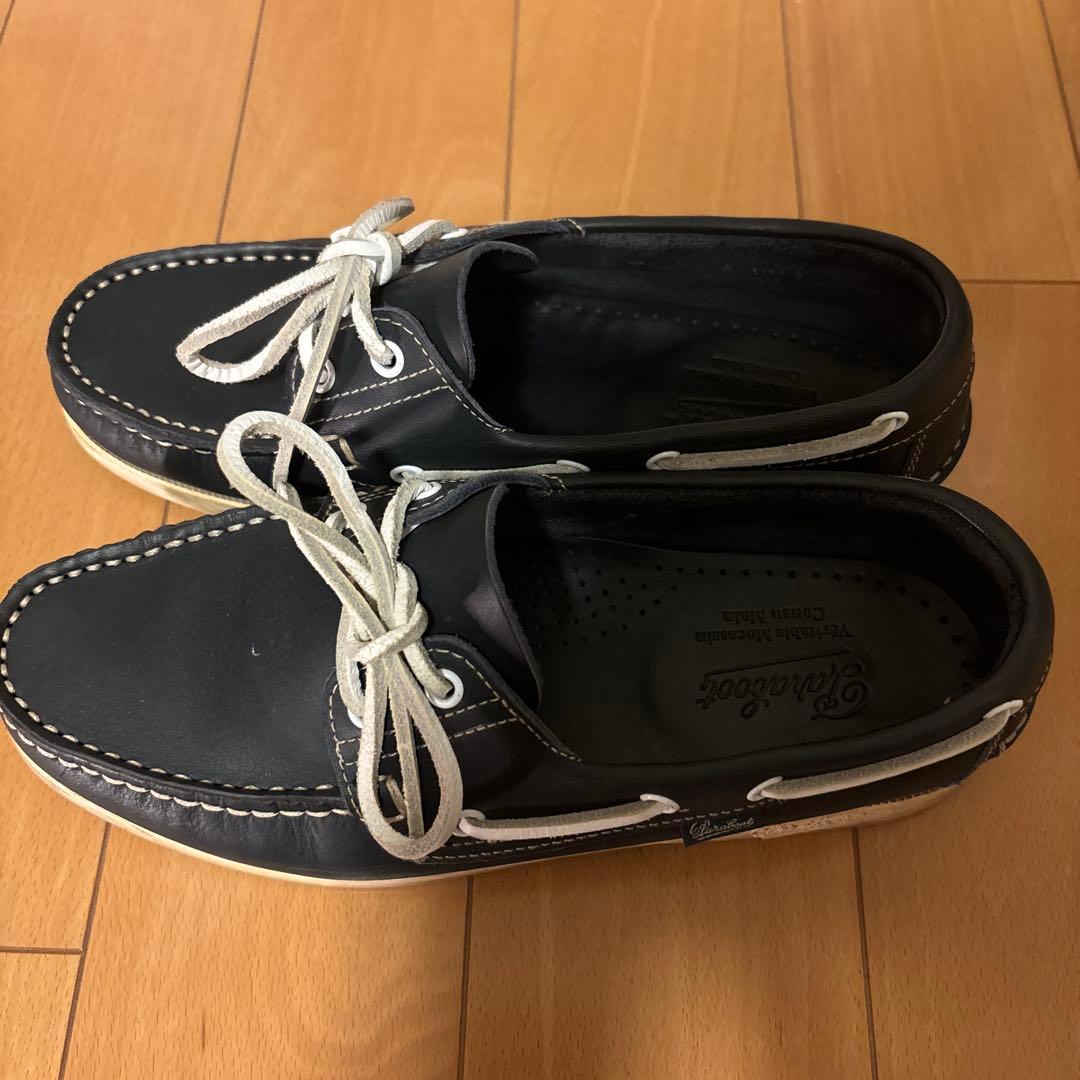 パラブーツBIRTH　MARINE（ネイビー）デッキシューズ