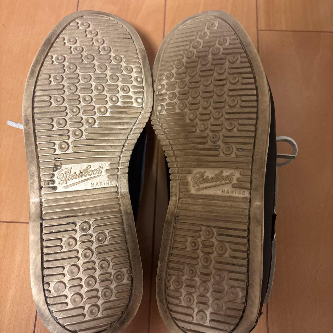 パラブーツBIRTH　MARINE（ネイビー）デッキシューズ