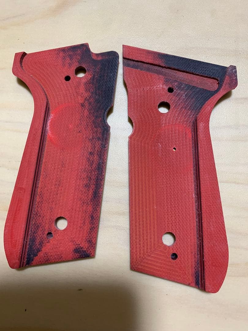 新品 ベレッタ M9 、M92F 、M9A1 G10素材グリップサムライエッジ風