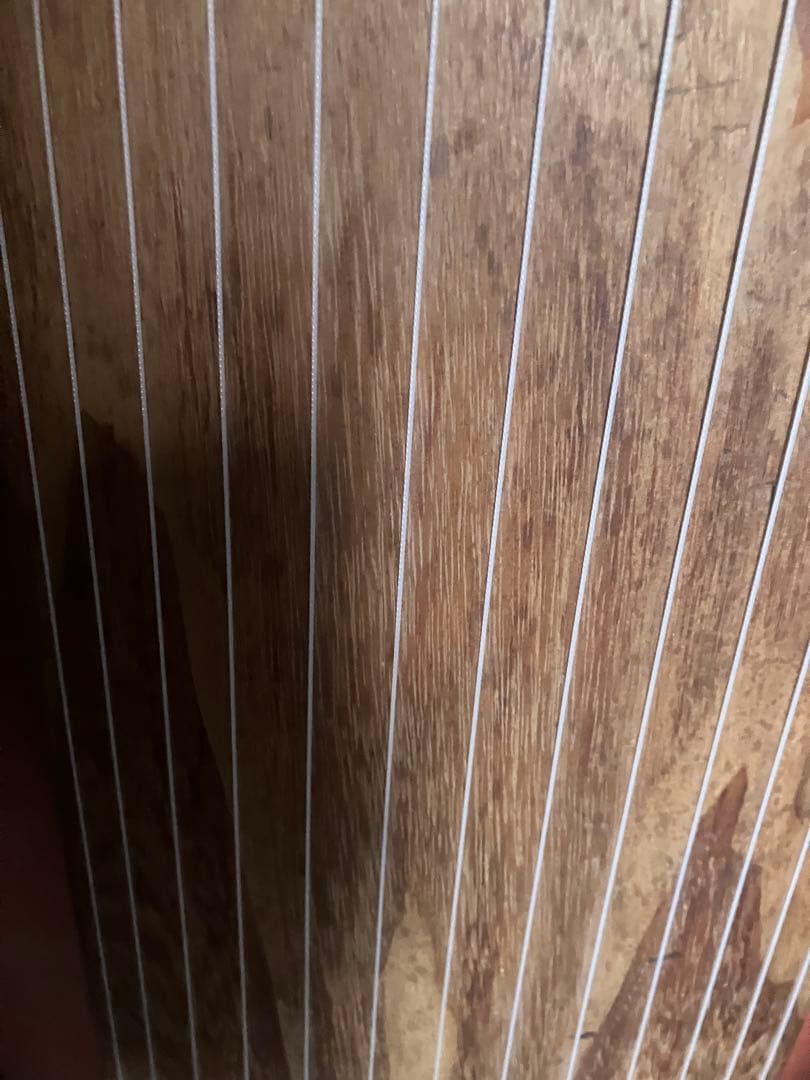 お筝 13弦 並甲 すだれ彫り 甲に傷少ない