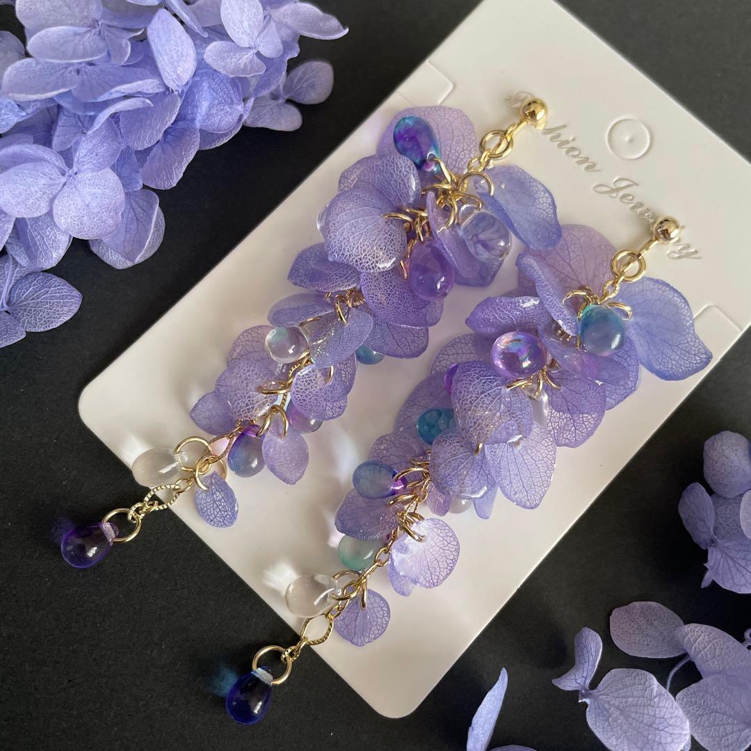 りん5ページ　ハンドメイドイヤリング4点