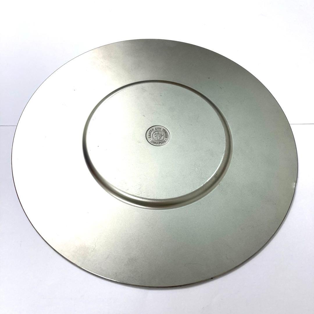 ルルドの聖母像 ピューター製プレート◇