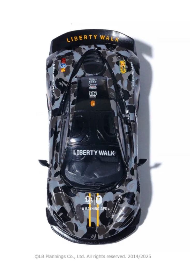 ミニカー BAPE MINI GT LBWK ABC CAMO MCLARREN 720S