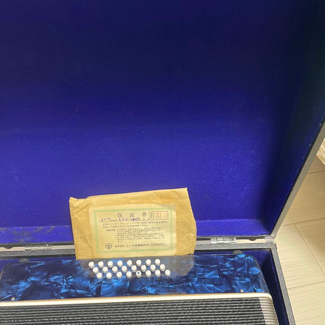 トンボ アコーディオン No.241 STEEL REEDS「ケース付き」