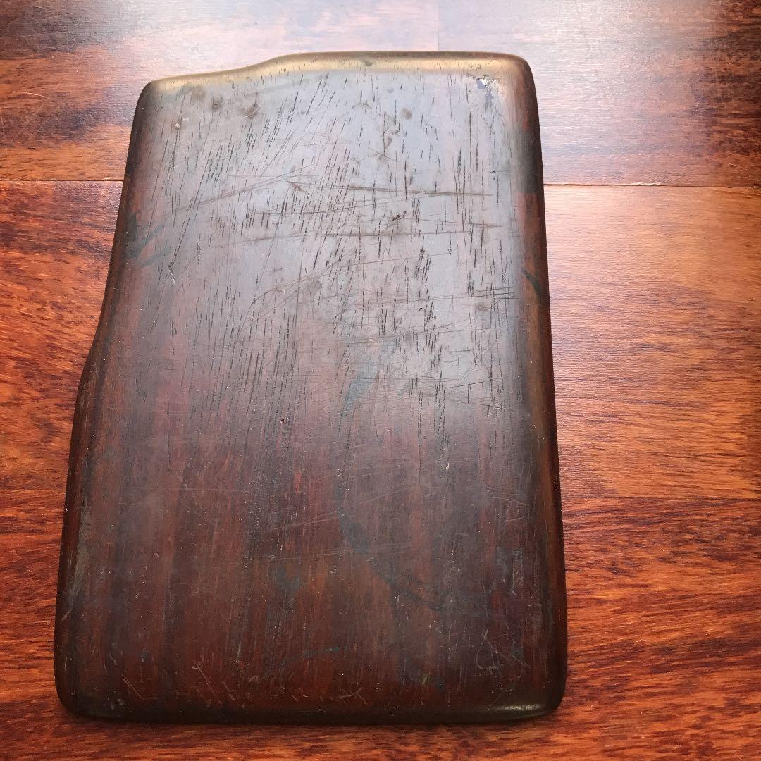 唐木蓋つき、古い硯