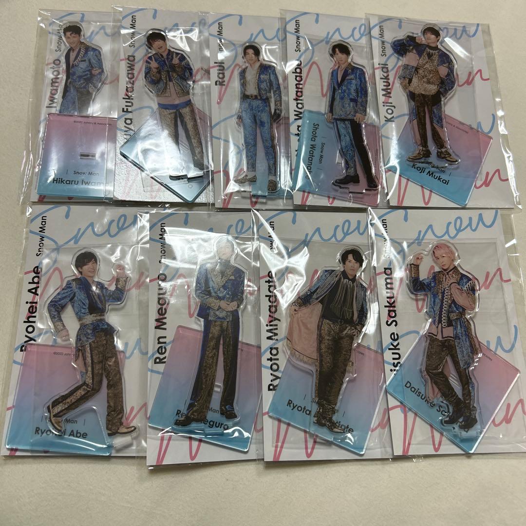 ⭐︎値下げしました⭐︎ Man アクリルスタンド 9体セット