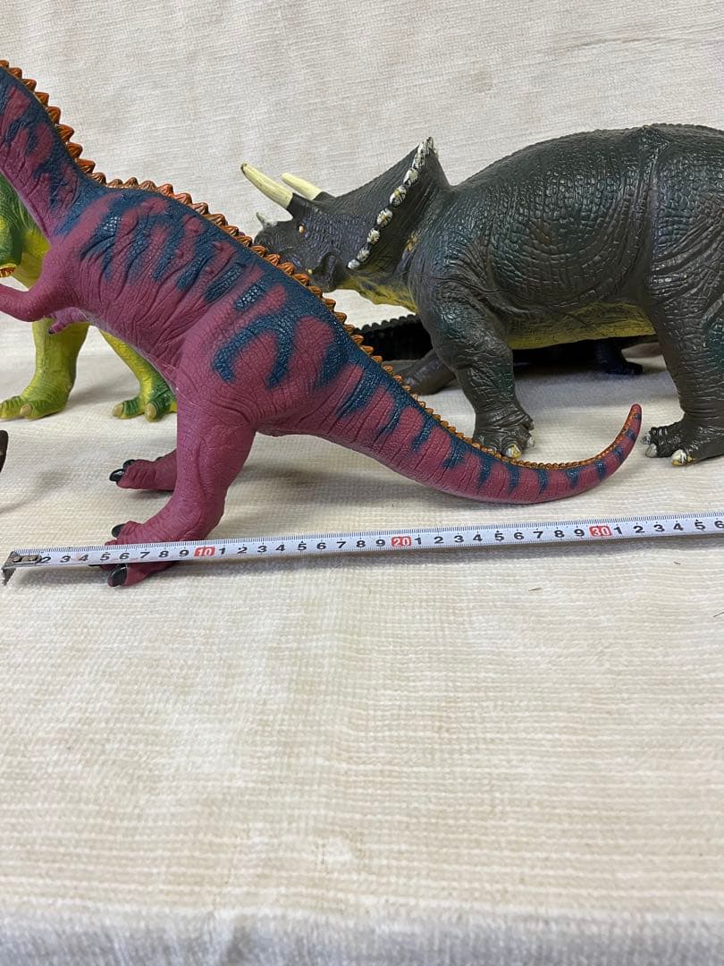 大型　7体フィギュア　恐竜　ワニ　ソフビ　【匿名配送】　フェバリットコレクション