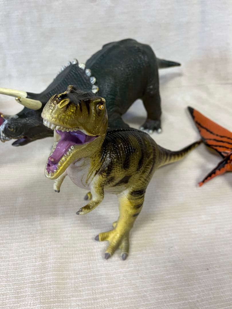 大型　7体フィギュア　恐竜　ワニ　ソフビ　【匿名配送】　フェバリットコレクション