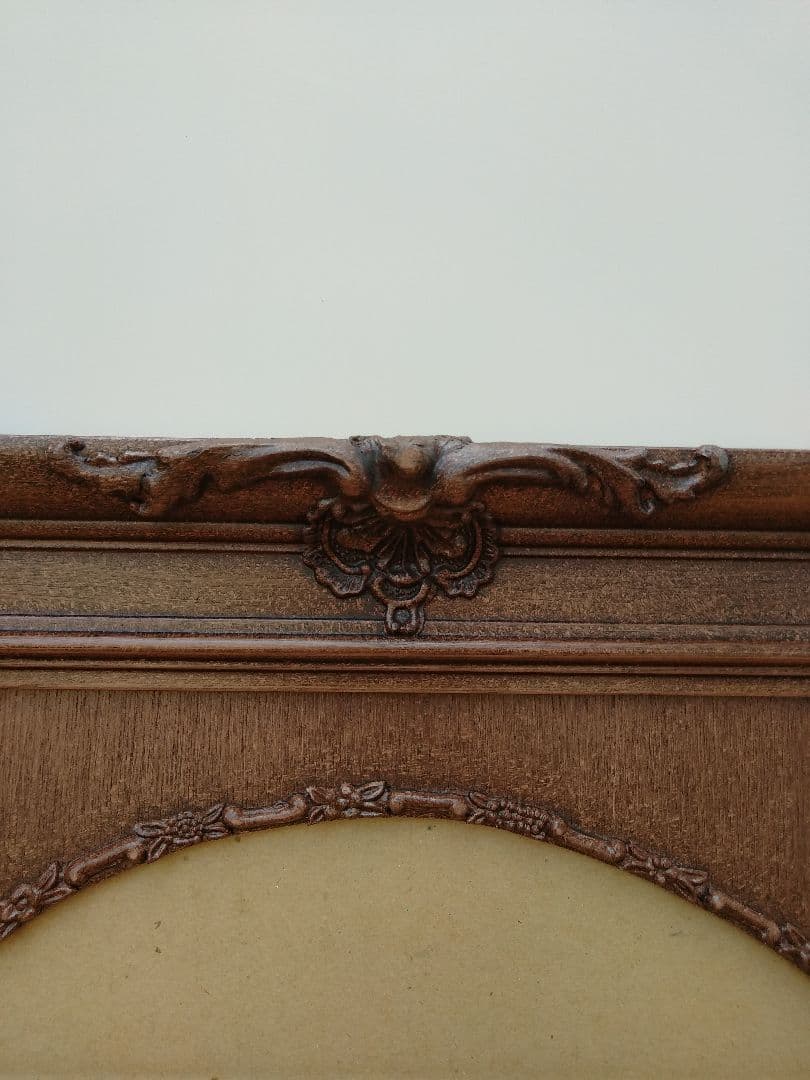 未使用　エスアンドエフ　S&F　高級輸入額縁　半切　アンティーク　ブラウン　00