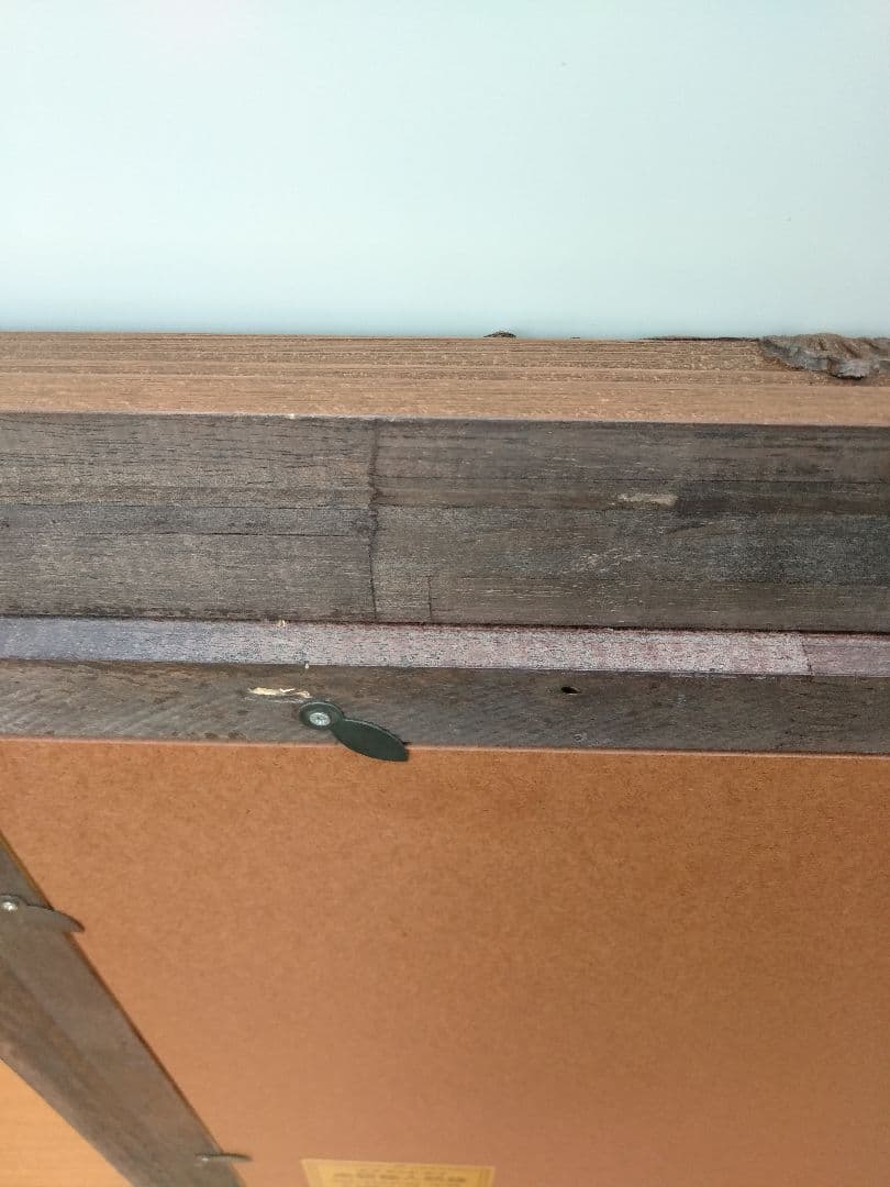 未使用　エスアンドエフ　S&F　高級輸入額縁　半切　アンティーク　ブラウン　00