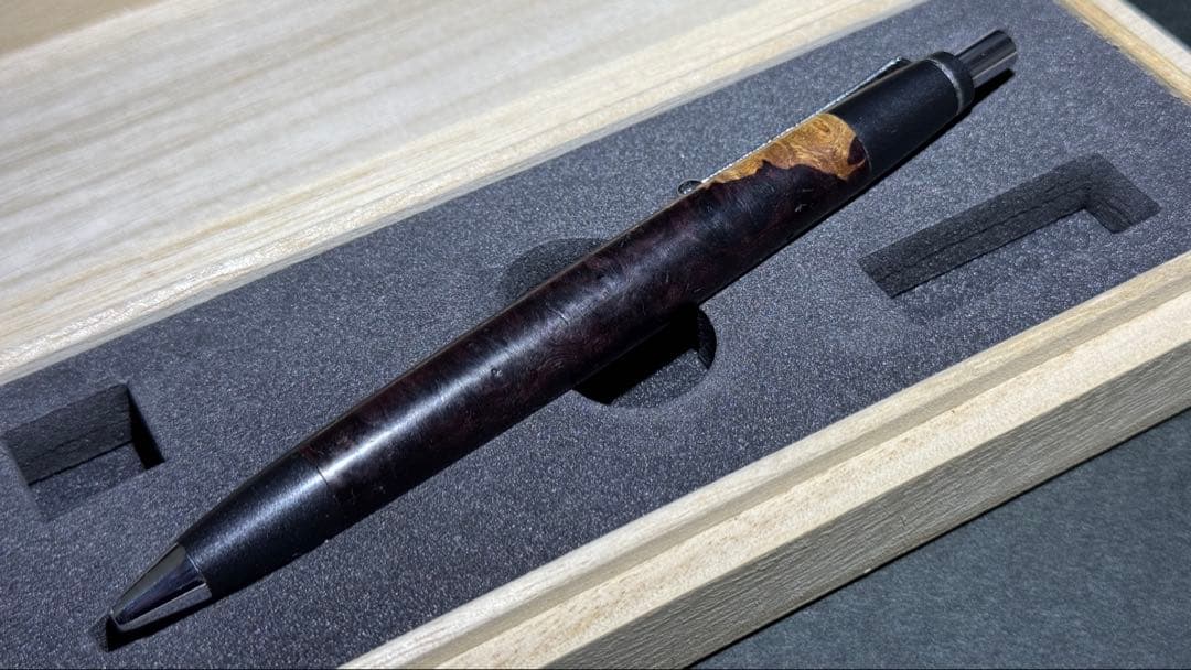 野原工芸 花梨瘤 源平 スタンダード ボールペン 木軸