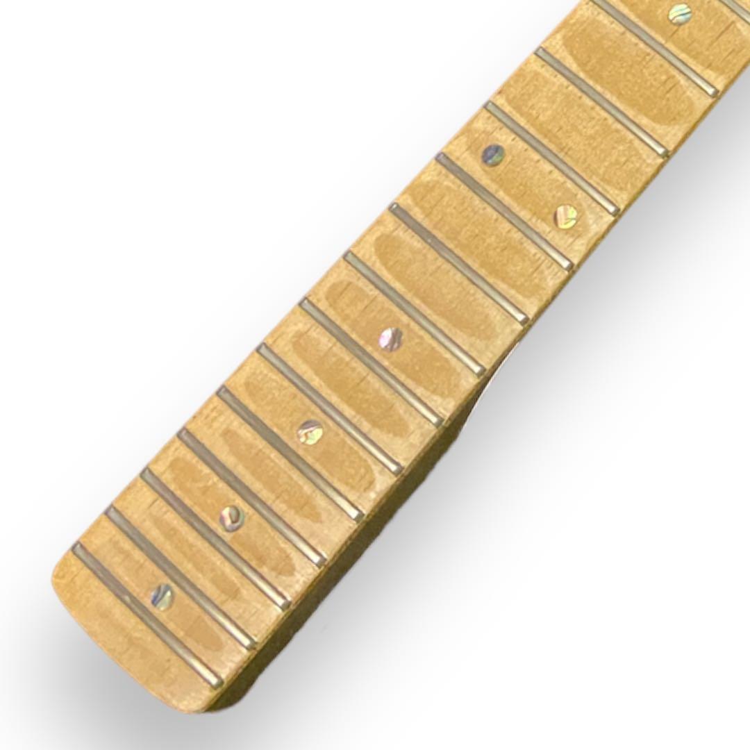 ストラトキャスター ネック 黒蝶貝インレイ fenderタイプ