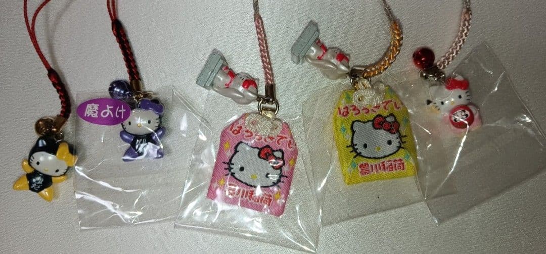 サンリオ ハローキティ ご当地 根付け ストラップ 6種類セット