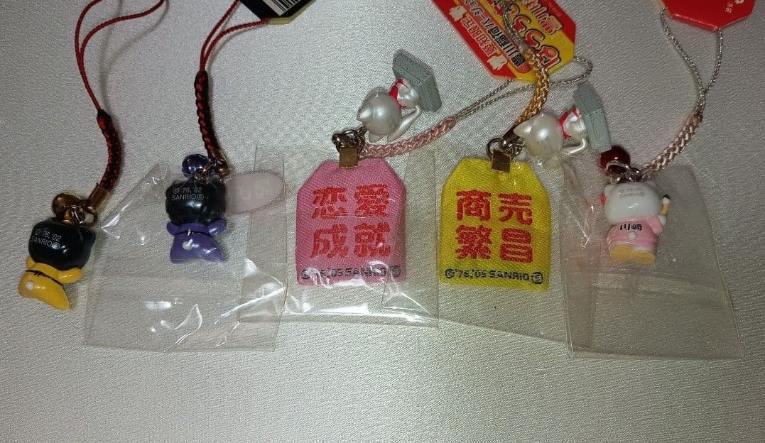 サンリオ ハローキティ ご当地 根付け ストラップ 6種類セット
