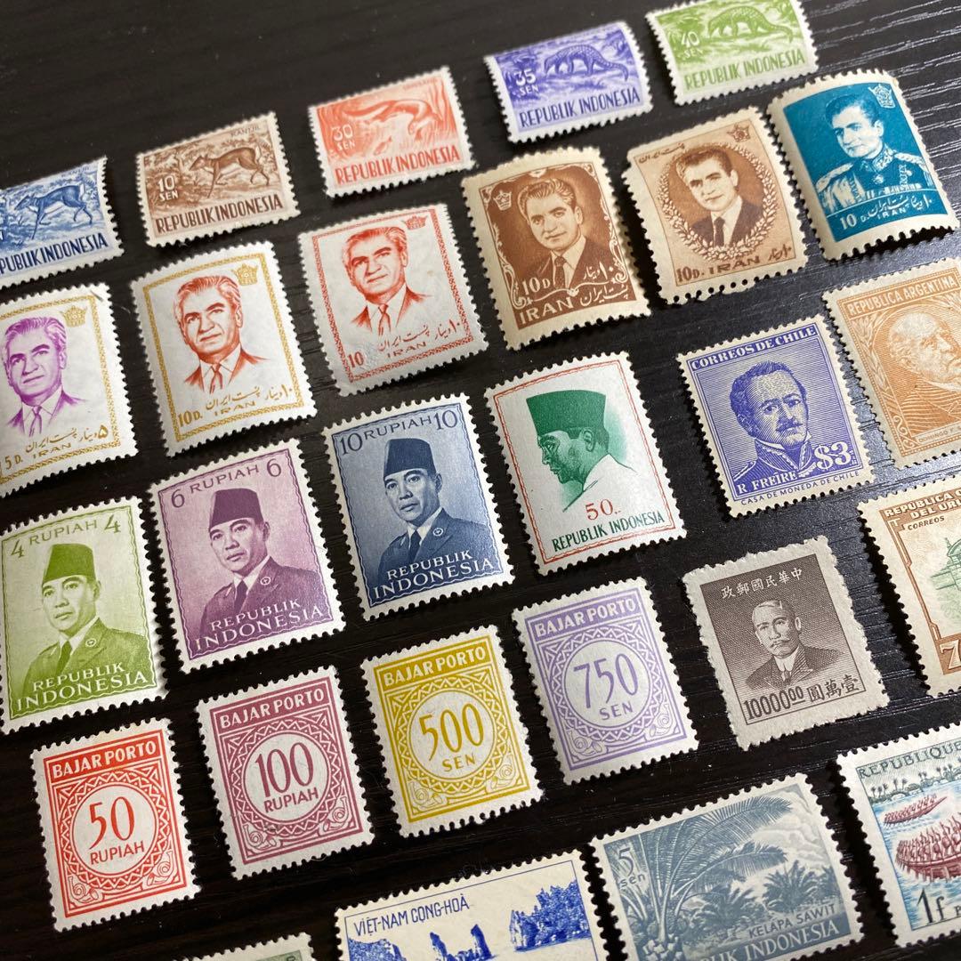 海外切手 記念切手 入手困難 絶版 未使用 71枚 コレクション 激レア❗️