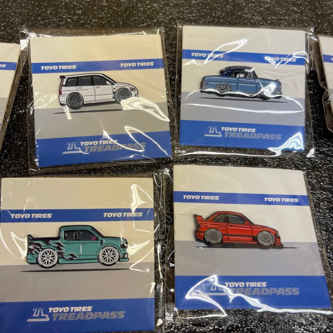 非売品トーヨータイヤピンバッジ 17個☆限定版ラスベガスSEMA show