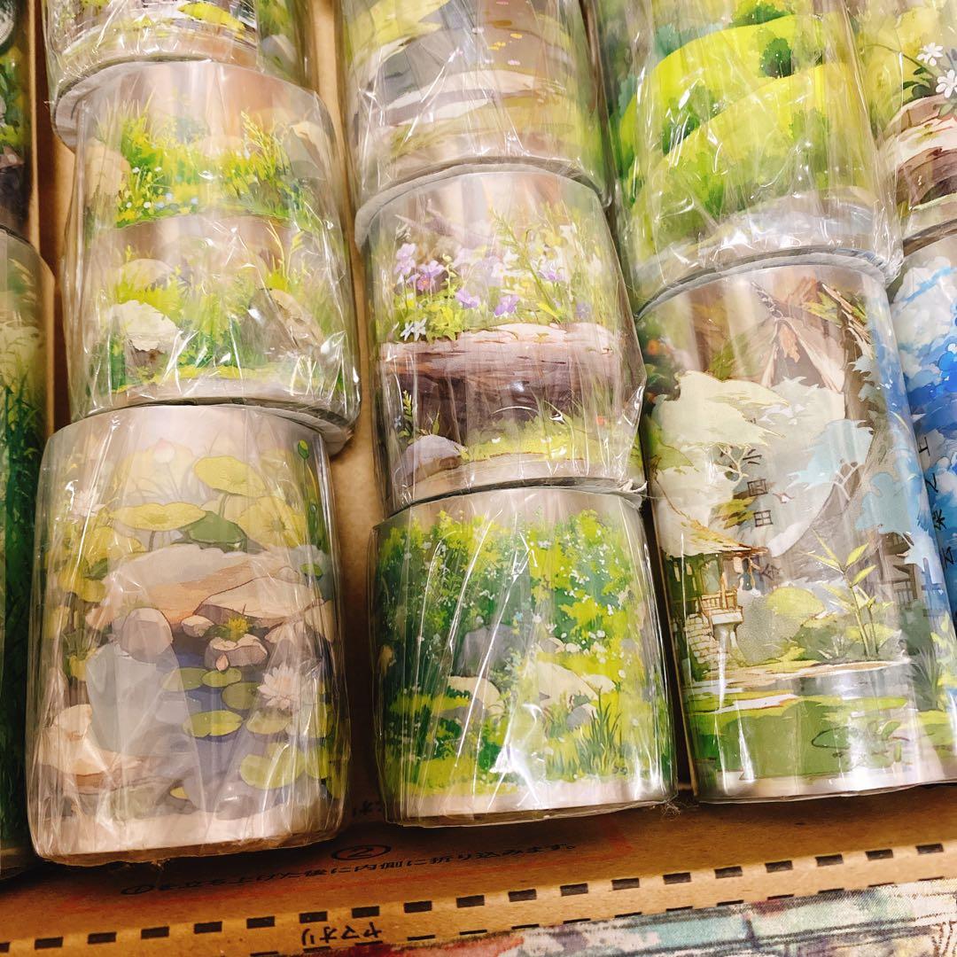 海外マスキングテープ巻売りまとめ売り 風景マスキングテープセット