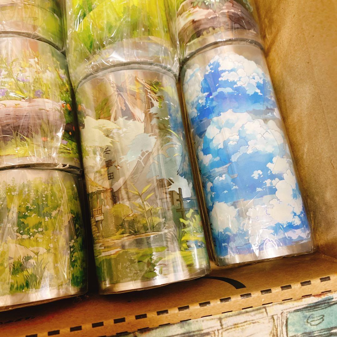 海外マスキングテープ巻売りまとめ売り 風景マスキングテープセット