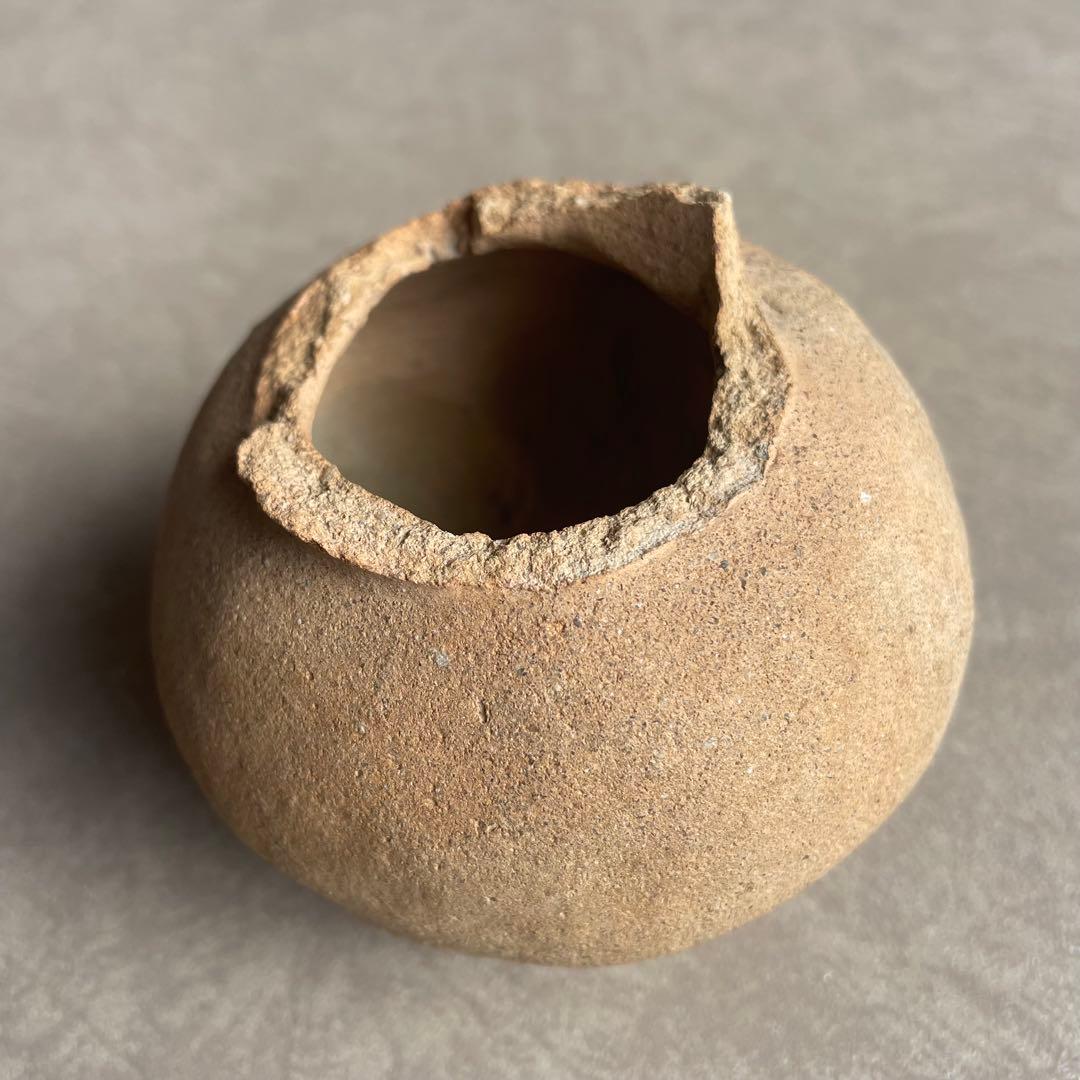 弥生土器小壺 矢作川出土 考古学 骨董 古美術 アンティーク 花器 壺 土器