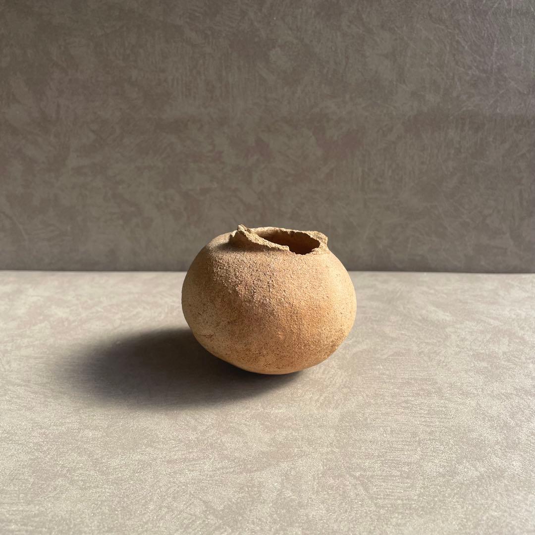 弥生土器小壺 矢作川出土 考古学 骨董 古美術 アンティーク 花器 壺 土器