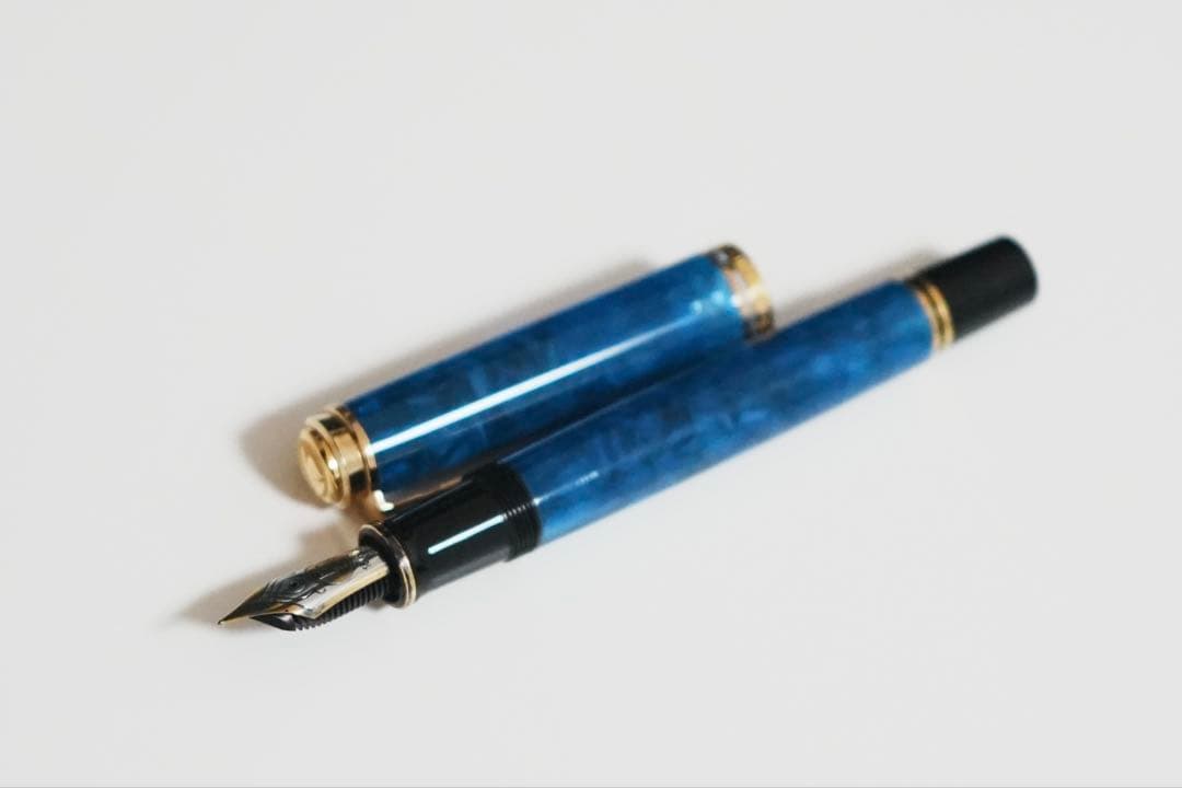 【極美品】ペリカン 特別生産品 スーべレーン　M800 ブルー・オー・ブルー