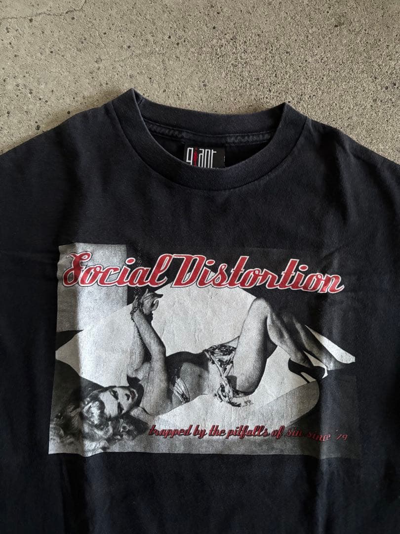 【激レア】 USA製SOCIAL DISTORTION半袖Tシャツ　ヴィンテージ