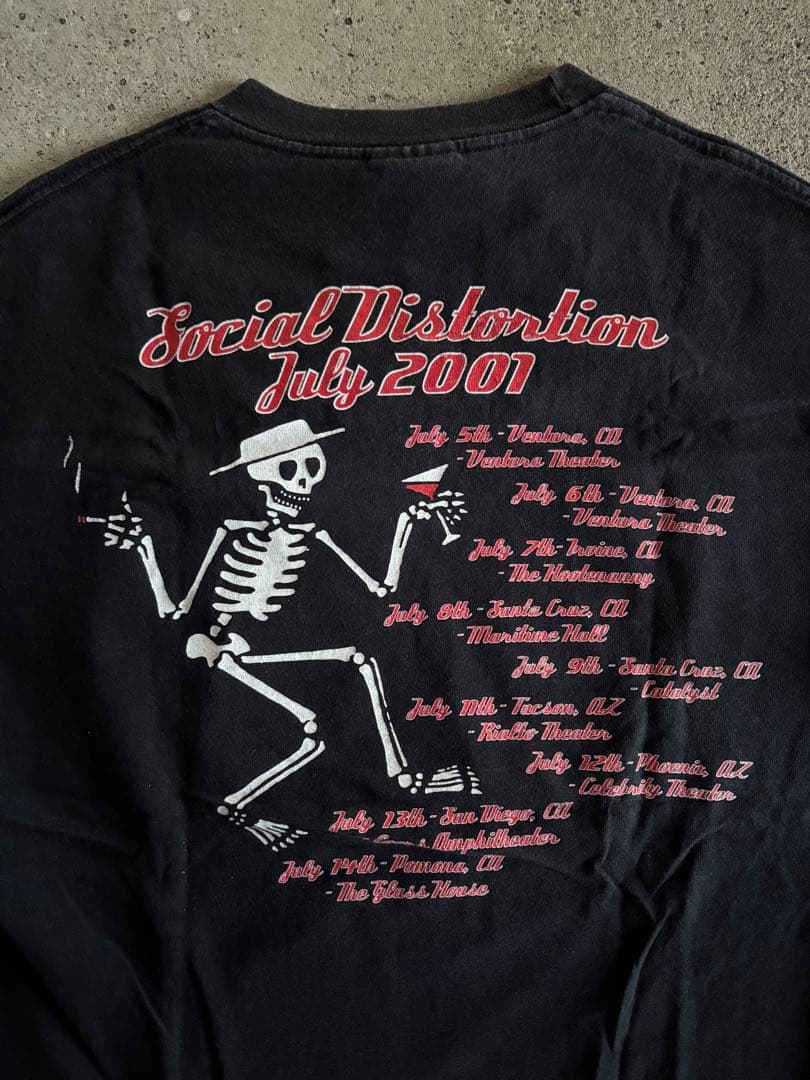 【激レア】 USA製SOCIAL DISTORTION半袖Tシャツ　ヴィンテージ