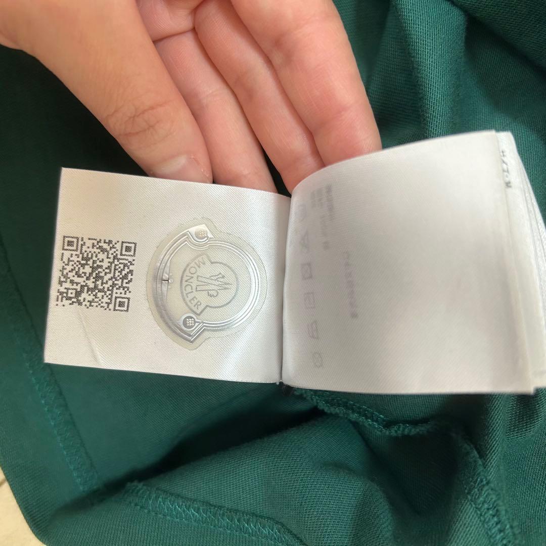 MONCLERモンクレール緑Tシャツ メンズTシャツ