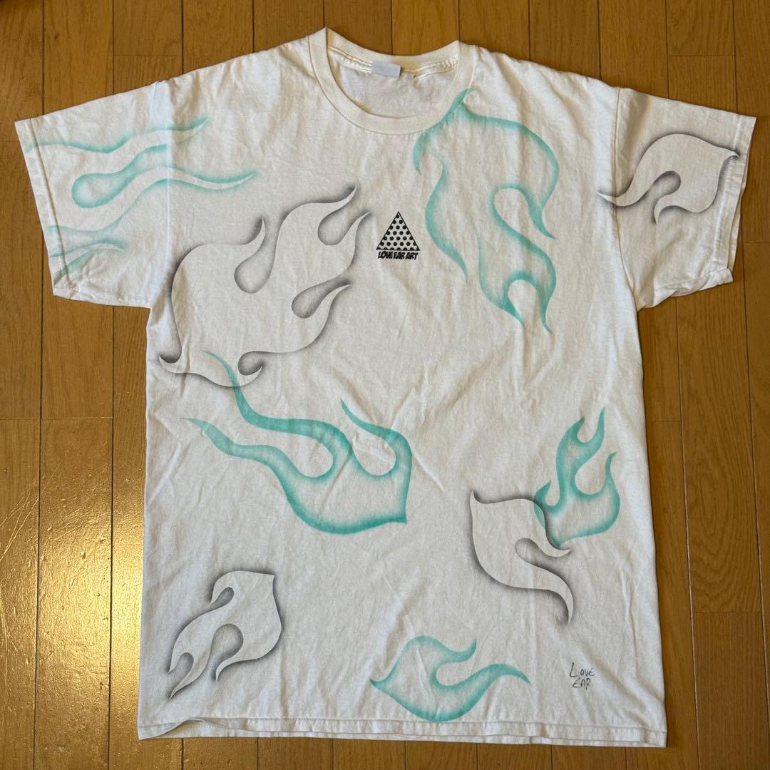 love ear art Tシャツ ファイアー 長瀬智也着